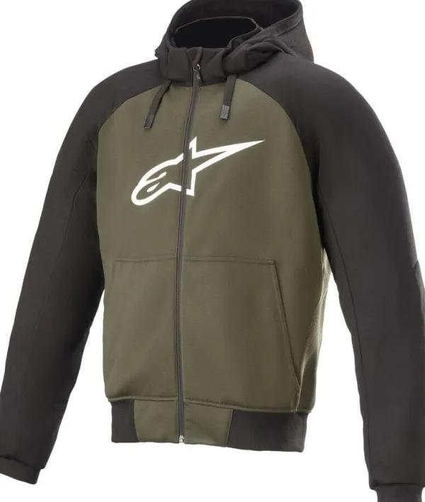 Alpinestars Chrome Motorhoodie Black Forest 1681> Motorhoodies