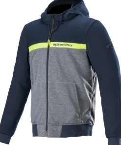 Alpinestars Chrome Motorhoodie Dark Navy/Dark Gray/Melange 7151> Motorhoodies