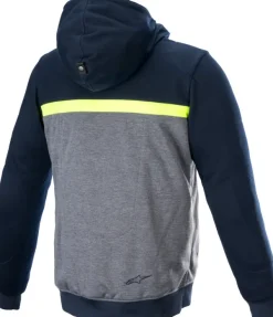 Alpinestars Chrome Motorhoodie Dark Navy/Dark Gray/Melange 7151> Motorhoodies