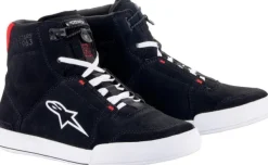 Alpinestars Chrome Motorhoodie Black White Bright Red 1304>Heren Heren Motorschoenen