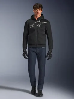 Alpinestars Chrome Superairflow Motorhoodie Black/Dark Gray/White> Motorhoodies|Motorjassen