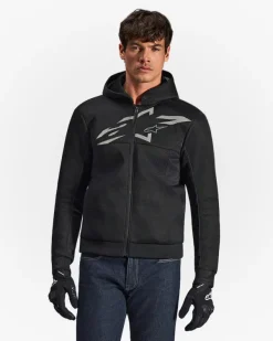 Alpinestars Chrome Superairflow Motorhoodie Black/Dark Gray/White><noscript><img width=