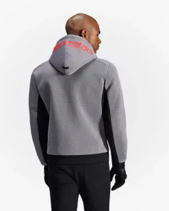 Alpinestars Chrome Superairflow Motorhoodie Black/Mid Gray/Red Fluo><noscript><img width=
