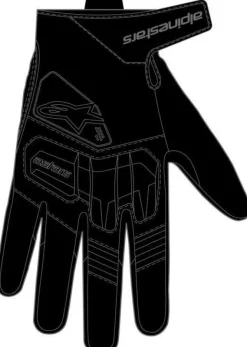 Alpinestars Chrome V2 Gloves Black Asphalt 1120> Motorhandschoenen