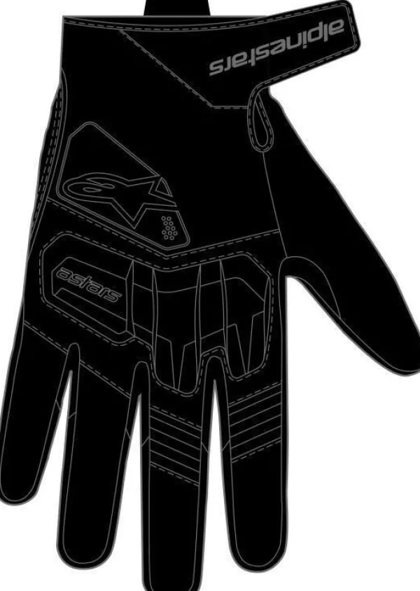 Alpinestars Chrome V2 Gloves Black Asphalt 1120> Motorhandschoenen