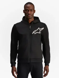 Alpinestars Chrome V2 Sport Motorhoodie Black White 12><noscript><img width=