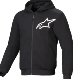 Alpinestars Chrome V2 Sport Motorhoodie Black White 12><noscript><img width=