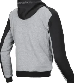 Alpinestars Chrome V2 Sport Motorhoodie Black Gray Heather Turquoise 1475> Motorhoodies|Motorjassen