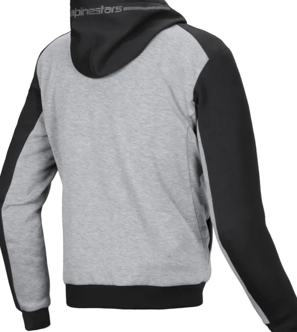 Alpinestars Chrome V2 Sport Motorhoodie Black Gray Heather Turquoise 1475> Motorhoodies|Motorjassen