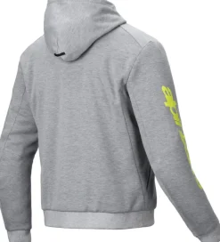Alpinestars Chrome V2 Sport Motorhoodie Gray Heather Fluo Yellow 9232><noscript><img width=