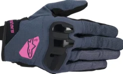 Alpinestars Chrome Women'S Gloves Asphalt Black Purple 9227> Motorhandschoenen
