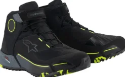 Alpinestars Cr-X Drystar Riding Shoes Black Dark Gray Yellow Fluo 1015>Heren Heren Motorschoenen