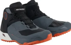 Alpinestars Cr-X Drystar Riding Shoes Black Dark Gray Rust 1547>Heren Heren Motorschoenen
