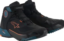 Alpinestars Cr-X Drystar Riding Shoes Black Petrol Orange Fluo 1649>Heren Heren Motorschoenen