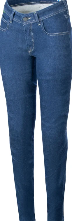 Alpinestars Daisy V3 Women'S Riding Denim Motorjeans Rinse Blue> Motorjeans
