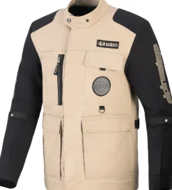 Alpinestars Dice Motorjas Aluminum/Black> Motorjassen