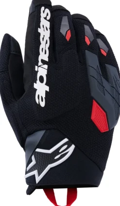 Alpinestars Durack Gloves Black/Deep Gray/Bright Red> Motorhandschoenen