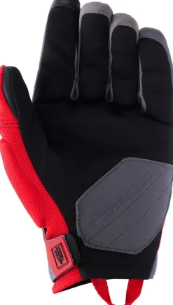 Alpinestars Durack Gloves Bright Red/Mid Gray> Motorhandschoenen