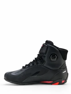 Alpinestars Faster-4 Drystar Shoes Black Rio Red Red Fluo 1557>Heren Heren Motorschoenen