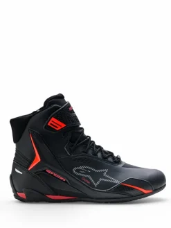 Alpinestars Faster-4 Drystar Shoes Black Rio Red Red Fluo 1557><noscript><img width=