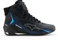 Alpinestars Faster-4 Drystar Shoes Black Night Navy Cyan 1571><noscript><img width=