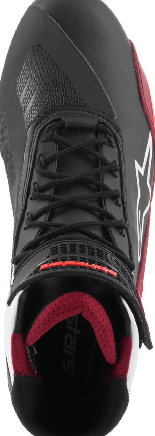 Alpinestars Faster 4 Shoes Black White Dark Red 1299>Heren Casual Motorschoenen|Heren Motorschoenen