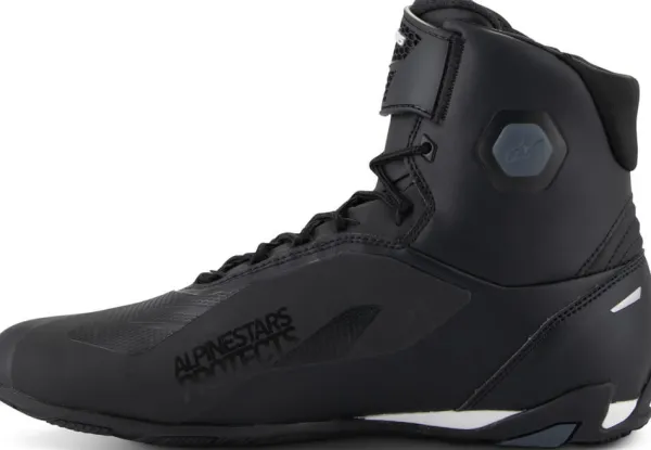 Alpinestars Faster 4 Shoes Black White 12>Heren Heren Motorschoenen|Casual Motorschoenen
