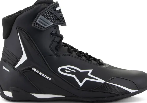 Alpinestars Faster 4 Shoes Black White 12>Heren Heren Motorschoenen|Casual Motorschoenen