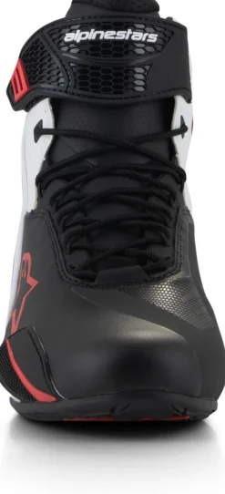 Alpinestars Faster 4 Shoes Black White Red 123>Heren Heren Motorschoenen|Casual Motorschoenen