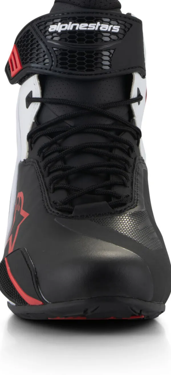 Alpinestars Faster 4 Shoes Black White Red 123>Heren Heren Motorschoenen|Casual Motorschoenen