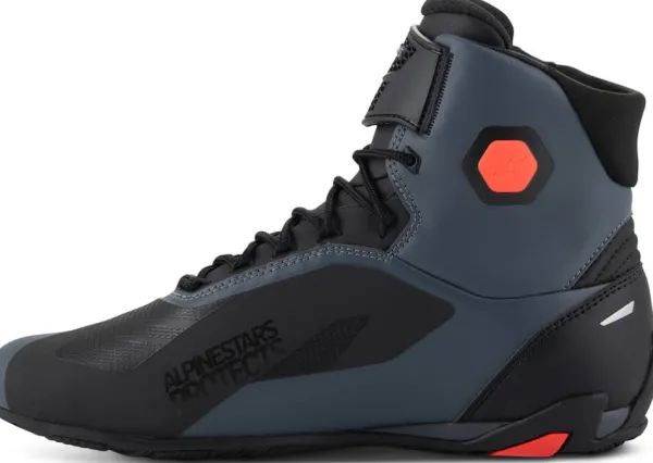 Alpinestars Faster 4 Shoes Black Gray Red Fluo 1130>Heren Heren Motorschoenen|Casual Motorschoenen