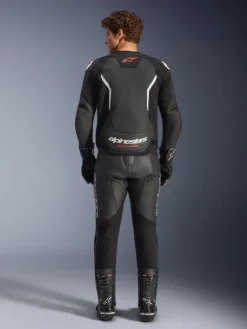 Alpinestars Gp Force V2 Leather Airflow Motorjas Black White 12><noscript><img width=