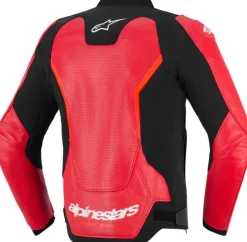 Alpinestars Gp Force V2 Leather Airflow Motorjas Red Red Fluo 3155> Motorjassen
