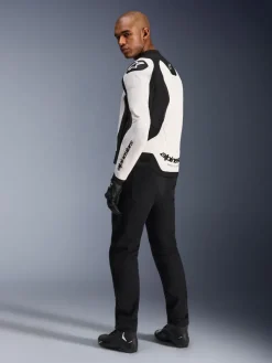 Alpinestars Gp Force V2 Leather Motorjas Jacket White/Black> Motorjassen