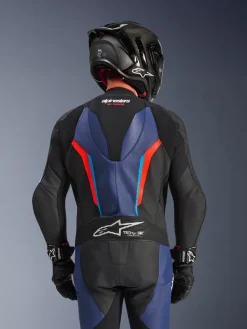 Alpinestars Gp Force V2 Leather Suit 1 Pc Black/Blue/Red Fluo><noscript><img width=