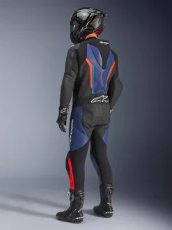 Alpinestars Gp Force V2 Leather Suit 1 Pc Black/Blue/Red Fluo><noscript><img width=