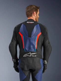Alpinestars Gp Force V2 Leather Suit 1 Pc Black/Blue/Red Fluo><noscript><img width=
