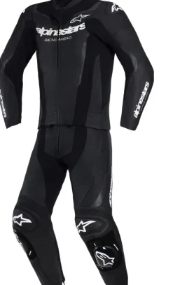 Alpinestars Gp Force V2 Leather Suit 2 Pc Racepak Black><noscript><img width=