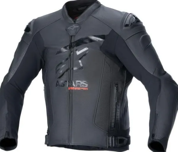 Alpinestars Gp Plus R V4 Airflow Leather Motorjas Black Black 1100> Motorjassen