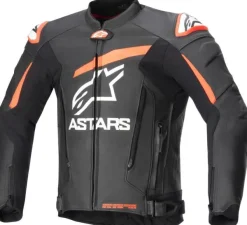 Alpinestars Gp Plus V4 Leather Jacket Black Red Fluo White 1321> Motorpakken