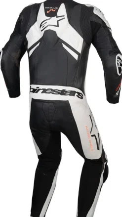 Alpinestars GP Plus V4 Sprint 1Pc Leather Suit Black White Red Fluo 1231><noscript><img width=