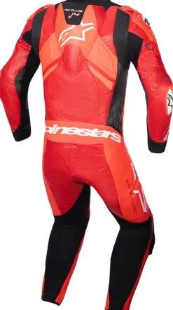 Alpinestars GP Plus V4 Sprint 1Pc Leather Suit Red Fluo Mid Red White 3087><noscript><img width=