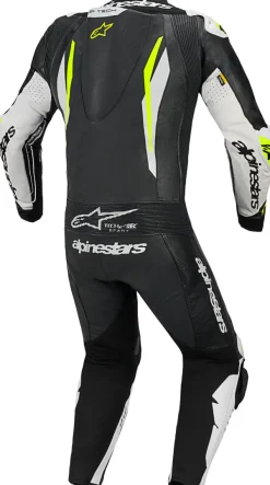 Alpinestars Gp Tech V5 1 Pc Lth Suit Racepak Black/White/Yellow Fluo> Motorpakken