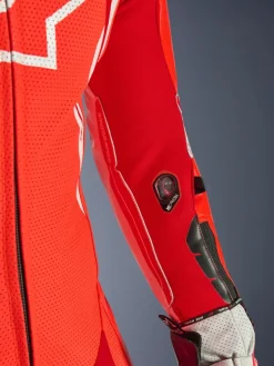 Alpinestars Gp Tech V5 1 Pc Lth Suit Racepak Red Fluo/Bright Red/White> Motorpakken