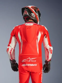 Alpinestars Gp Tech V5 1 Pc Lth Suit Racepak Red Fluo/Bright Red/White><noscript><img width=