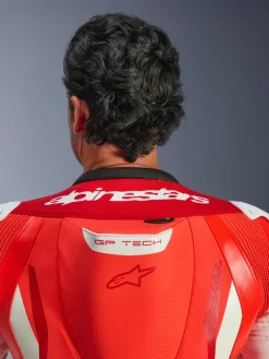 Alpinestars Gp Tech V5 1 Pc Lth Suit Racepak Red Fluo/Bright Red/White><noscript><img width=
