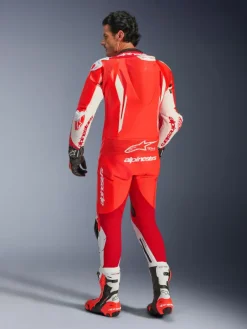 Alpinestars Gp Tech V5 1 Pc Lth Suit Racepak Red Fluo/Bright Red/White><noscript><img width=