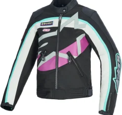 Alpinestars Idles Motorjas Black Off White Purple 1612><noscript><img width=