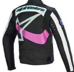 Alpinestars Idles Motorjas Black Off White Purple 1612><noscript><img width=