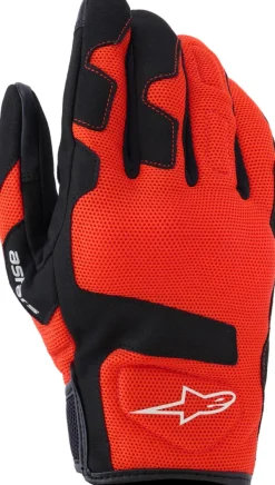 Alpinestars Ignite Gloves Red/Tangerine/Black> Motorhandschoenen